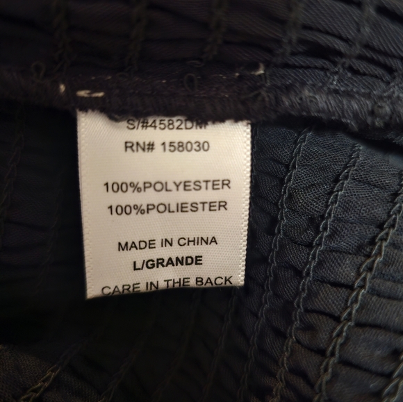 Love Tree boho top with fully rouched skirt. Large - Picture 7 of 7